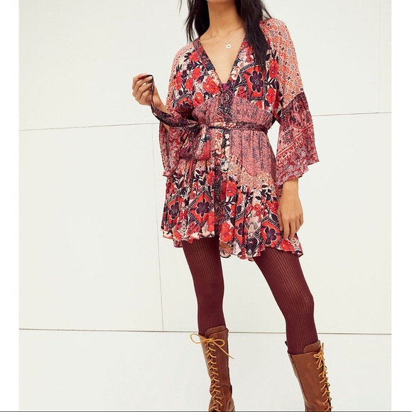 Free People Gypset Mini Dress 